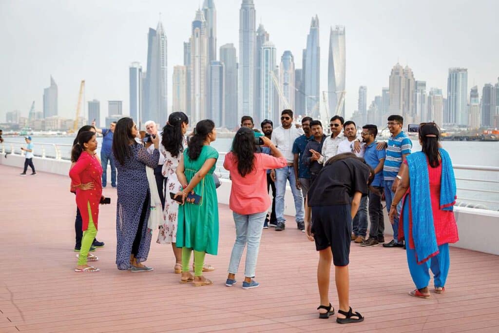 Dubai indian tourists